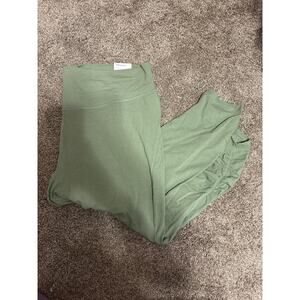 NWT Old Navy Active Plus Size Green Cropped Leggings Women's Size 4X